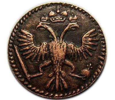  Монета грош 1724 (копия пробной монеты), фото 2 